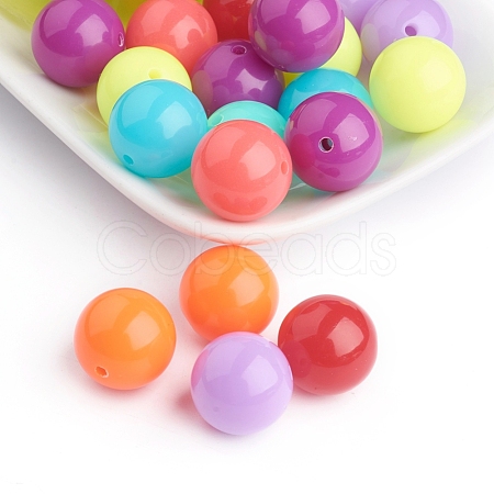 Fluorescence Acrylic Beads MACR-R517-16mm-M-1