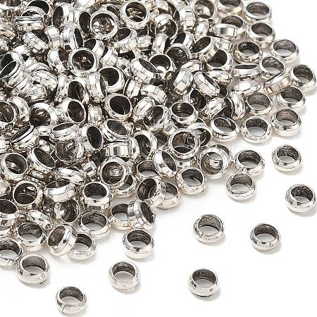 Brass Crimp Beads LS-E002-4mm-AS-NF-1