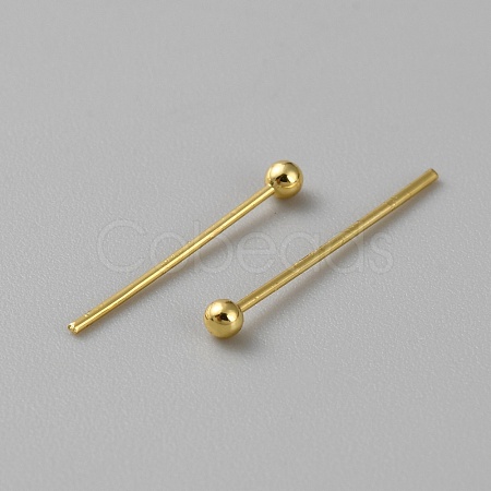 100Pcs Brass Ball Head Pins FIND-WH0110-694B-G-1