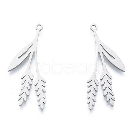 Non-Tarnish 201 Stainless Steel Pendants STAS-N090-LA971-1-1