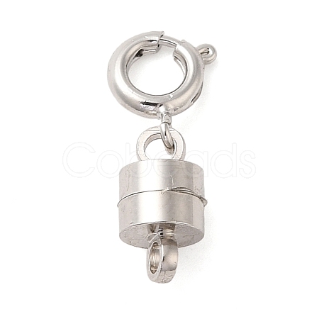 Brass Magnetic Clasps with Springs Clasps KK-NH0002-15P-1