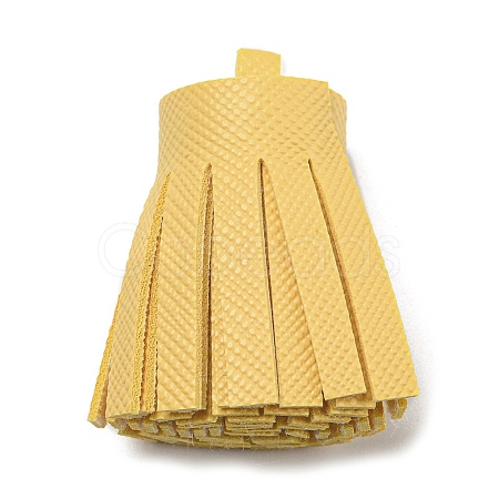 Imitation Leather Tassel Pendant Decorations FIND-L013-A06-1