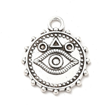 Tibetan Style Alloy Pendant Rhinestone Settings PALLOY-M198-22AS-1