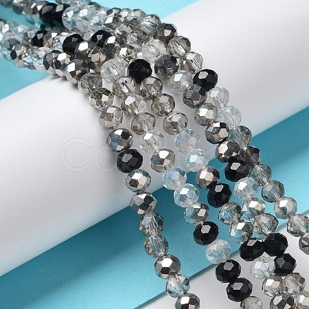 Glass Beads Strands EGLA-A034-M4mm-04-1