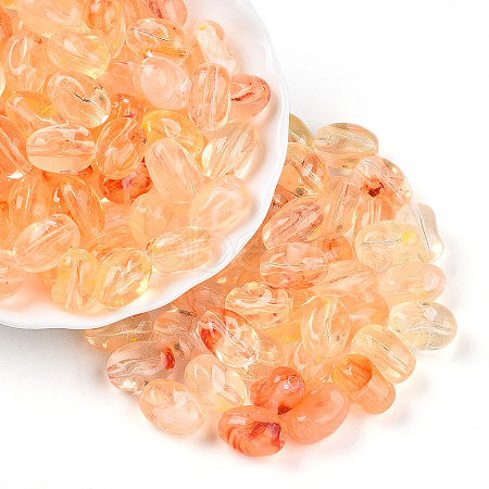 Transparent Acrylic Beads TACR-T028-38E-1