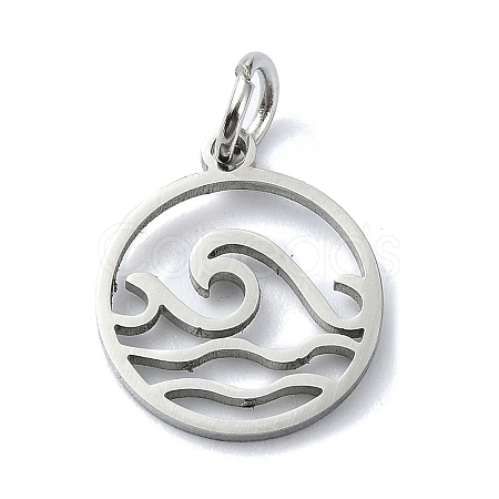 Non-Tarnish 304 Stainless Steel Charms LS-STAS-C097-63P-1