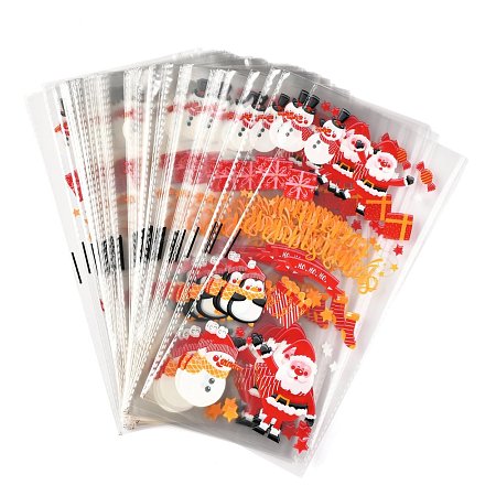 Christmas Theme OPP Plastic Storage Bags ABAG-B003-10-1