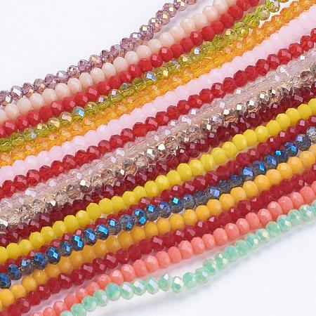 Glass Beads Strands GLAA-F078-1