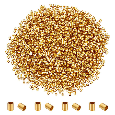 3000Pcs Brass Crimp Beads KK-ME0003-36-1