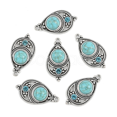 Bohemian Dyed Synthetic Turquoise Pendants FIND-YWC0003-02AS-02-1