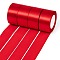 Single Face Satin Ribbon, Polyester Ribbon, FireBrick, 2 inch(50mm), about 25yards/roll(22.86m/roll), 100yards/group(91.44m/group), 4rolls/group