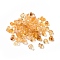 Acrylic Beads, Imitation Gemstone, Chips, Orange, 4.6x7x6mm, Hole: 1.5mm, about 4200pcs/500g