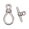 Tarnish Resistant 304 Stainless Steel Toggle Clasps, Bulb, Stainless Steel Color, Bar: 13.5x26x4.5mm, Hole: 3mm, Bulb: 34x17x4mm, hole: 4.5x6mm, 17x12mm.