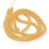 Baking Paint Transparent Glass Bead Strands GLAA-S031-6mm-11-2