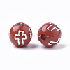 Plating Acrylic Beads PACR-Q113-10B-2