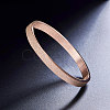 Simple Elegant Stainless Steel Bangle JB264A-2