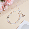 1Pc Plastic Butterfly Round Beads Mobile Straps AJEW-LP0004-53-1