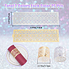 50Pcs 2 Style Metallic Paper Napkin Rings AJEW-GF0007-51-2