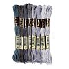 8 Skeins 8 Colors 6-Ply Polyester Embroidery Floss OCOR-M009-01A-05-1