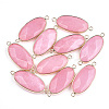 Natural White Jade Links connectors G-S344-03F-1