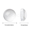 Transparent Glass Cabochons X-GGLA-R026-6mm-2