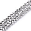 Tarnish Resistant 304 Stainless Steel Curb Chains STAS-P219-03-1