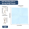 1Pc 925 Sterling Silver Swivel Clasps STER-BBC0008-65-2