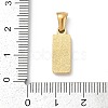 304 Stainless Steel Pendants STAS-Z120-03E-G-3