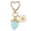Acrylic Strawberry Pendant Decoration HJEW-SW00120-05-1