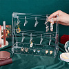 1 Set Transparent Acrylic Earring Display Stands EDIS-PH0001-24C-3