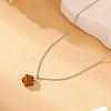 Stainless Steel Cable Chain Necklace QL5593-2-2