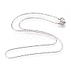 Non-Tarnish 304 Stainless Steel Boston Link Chains Necklaces NJEW-G313-17P-1