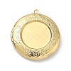 Brass Locket Pendants KK-P342-01C-G-1