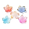 Transparent Acrylic Bead Caps X-TACR-P011-03G-1