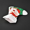 Christmas Theme Boots Plastic Gift Bags ABAG-G008-01A-4