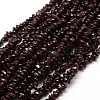 Natural Garnet Beads Strands G-P035-14-1