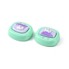 Opaque Cute Cartoon Resin Cabochons CRES-O006-06G-3