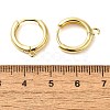 Brass Hoop Earrings EJEW-K083-33G-3