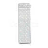 Rectangle Glitter Holographic Plastic Yin-yang Zip Top Gift Bags OPP-E004-01C-D02-2