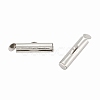 Iron Slide On End Clasp Tubes IFIN-R212-1.6cm-P-2