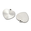 304 Stainless Steel Pendants STAS-C167-08A-P-2
