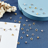 80Pcs 2 Colors Brass Bead Frames KK-PH0002-60-3