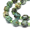 Natural African Turquoise(Jasper) Beads Strands G-O201B-65A-2