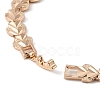 Brass Link Chain Bracelets for Women Men BJEW-P324-01F-KCG-3