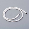 Flat Round Handmade Polymer Clay Bead Spacers CLAY-R067-3.0mm-17-3