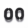 Spray Painted CCB Plastic Linking Rings CCB-R104-12A-01-2