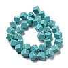 Dyed Synthetic Turquoise Beads Strands G-G075-C02-01-2