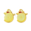 Alloy Enamel Pendants FIND-R147-01G-1