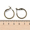Brass Hoop Earrings KK-I665-26A-AB-4