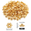 300Pcs Alloy Beads Caps PALLOY-SC0004-38-2
